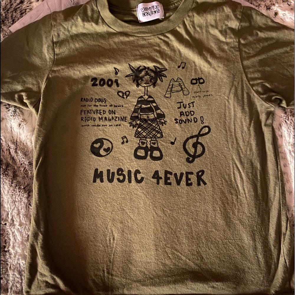 Radio dolls green army color shirt